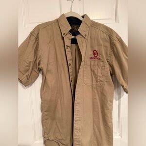 Vintage NFINITY University of Oklahoma Button Down Shirt